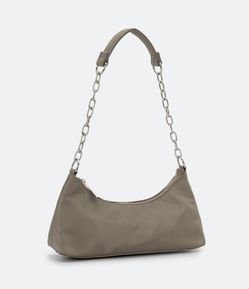 Bolsa Baguete Pequena com Alça Corrente