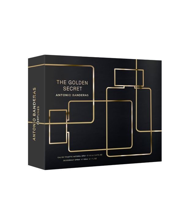 Kit Perfume Banderas Golden Secret 100ml + Desodorante 150ml KIT 3