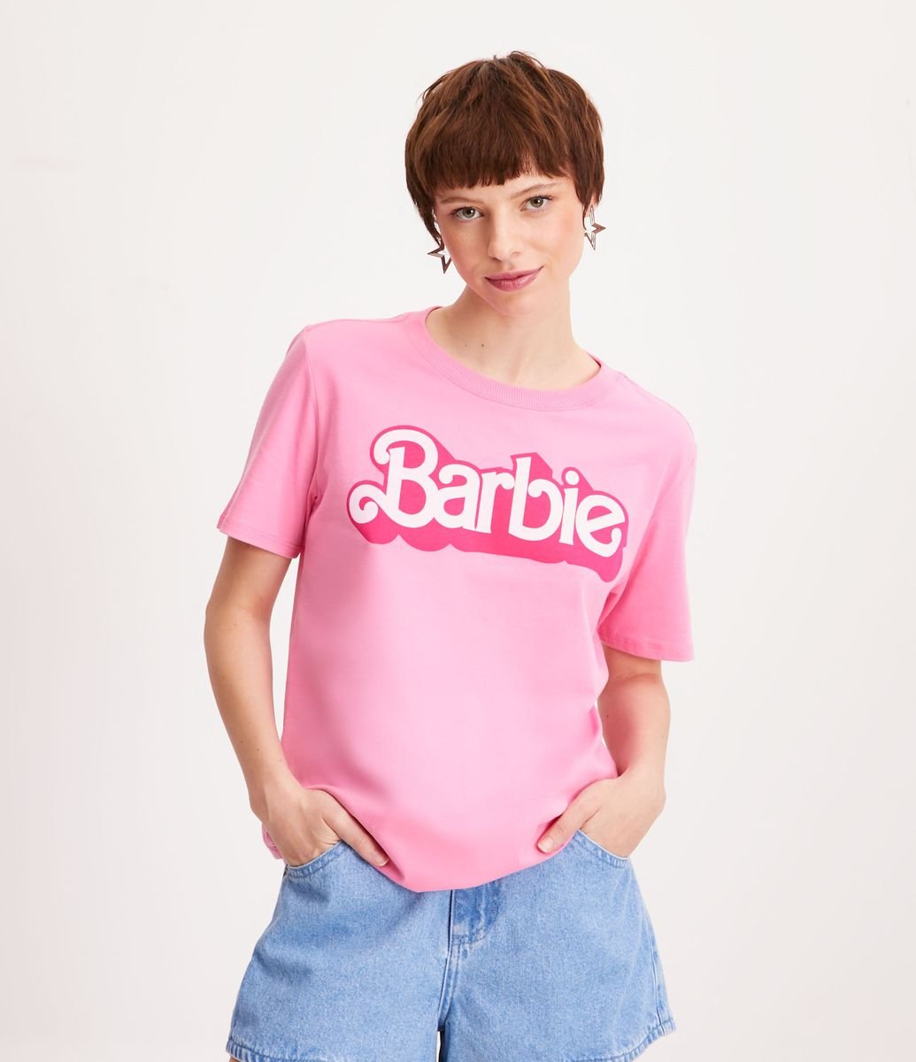 Camiseta T Shirt Barbie Core Feminina Adulto Algodão 2023