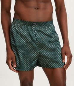 Cueca Samba Canção em Charmouse com Estampa de Mini Triângulos