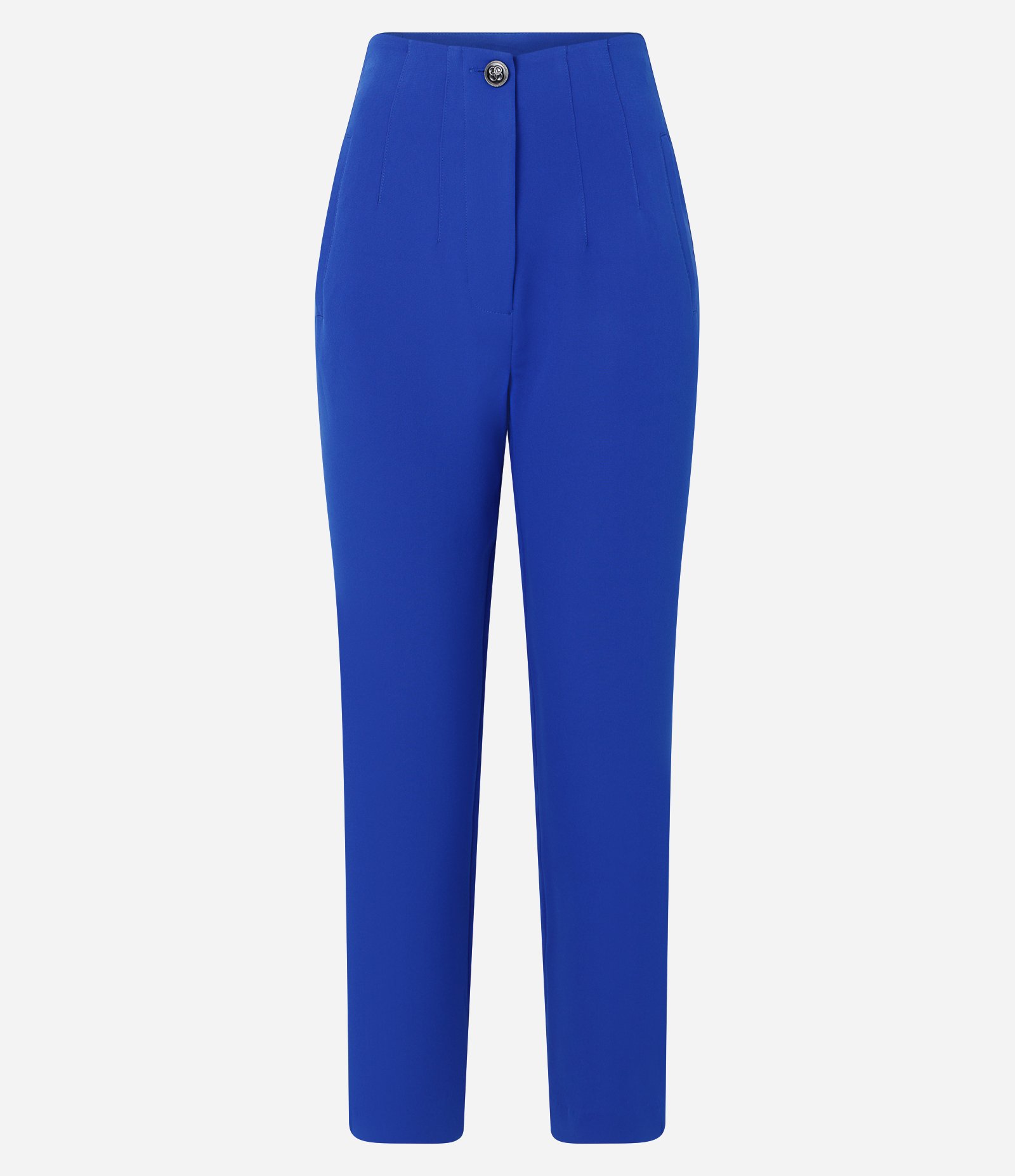 Calça Cenoura Alfaiatada com Botão Decorado no Cós 1