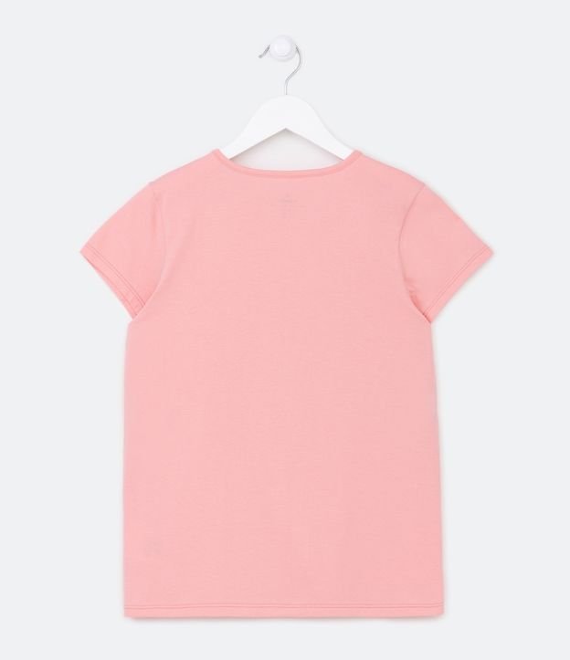 Camiseta Básica Infantil Smiles Rosa Pink - Dona Bellinha Boutique