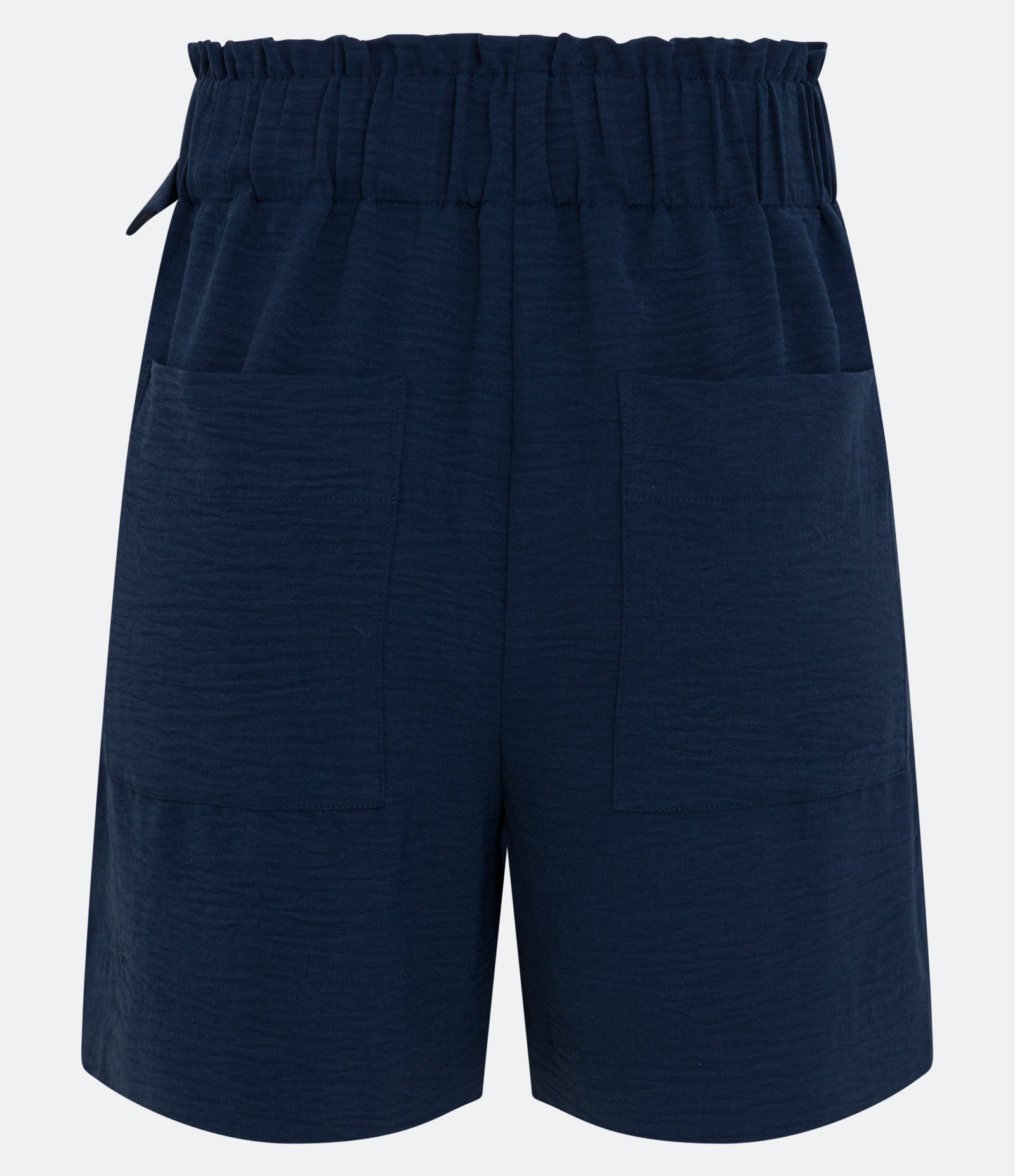 Bermuda Airflow com Cinto Afivelado e Pregas Azul 2