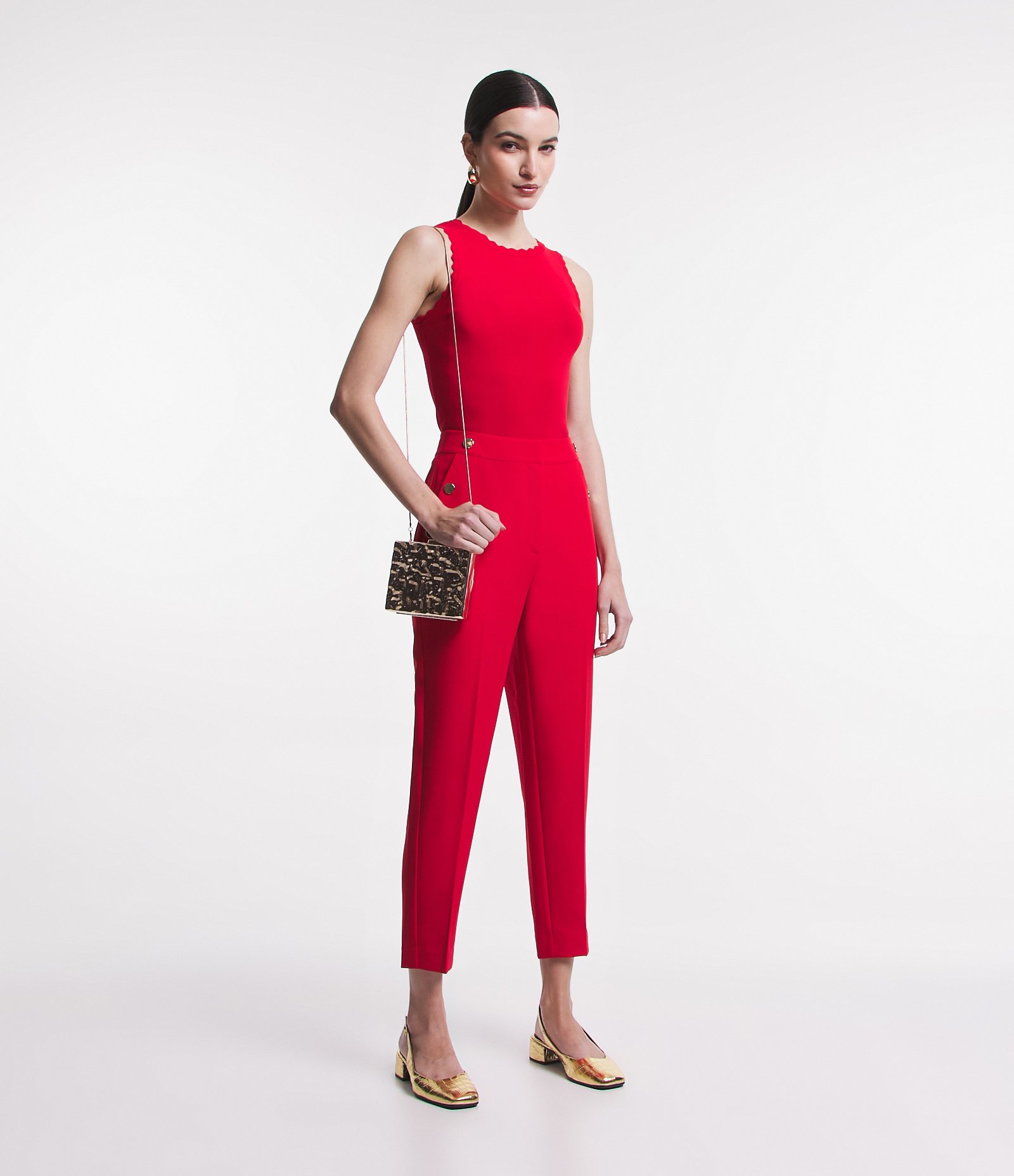 Blusa Regata em Tricô com Ondinhas 2