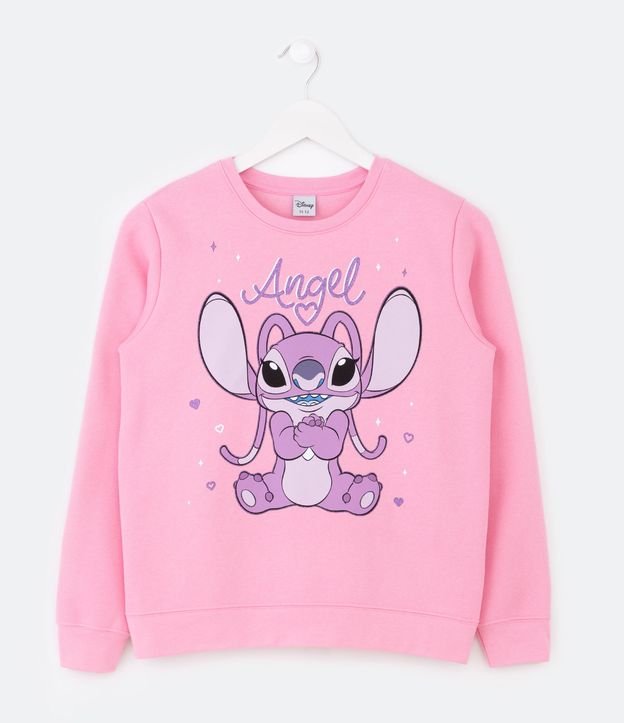 Blusão Infantil com Forro Quentinho e Estampa Angel - Tam 5 a 14 Anos