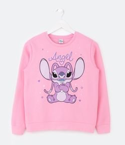 Blusão Infantil com Forro Quentinho e Estampa Angel - Tam 5 a 14 Anos