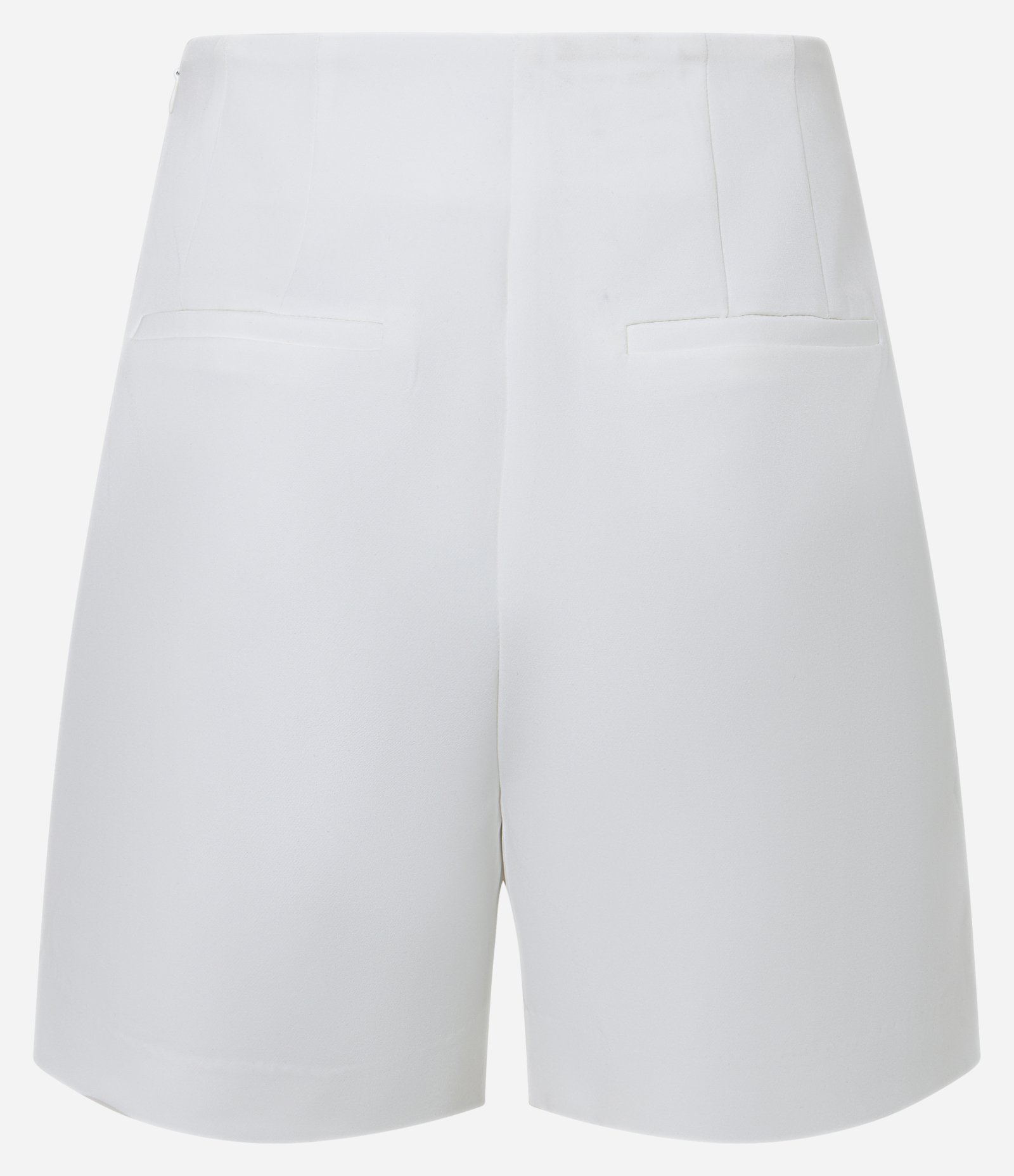 Short Alfaiatado Cintura Alta com Pences e Bolsos Off White 6