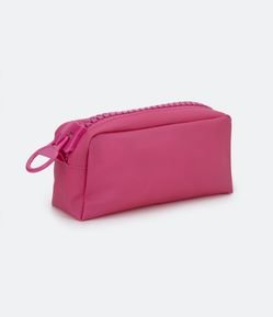 Necessaire Tijolão com Zíper Tratorado e Cursor Grande