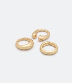 Kit 03 Anéis de Metal