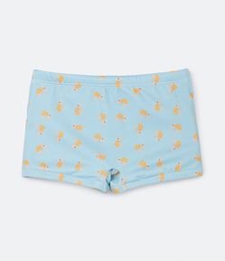 Sunga Boxer Infantil com Camarõezinhos Estampados - Tam 05 ao 14 Anos