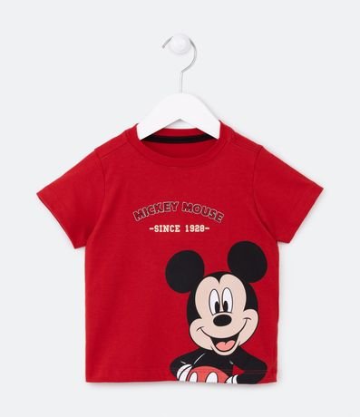 Pijama curto infantil estampado Mickey Mouse - Venca - 066901