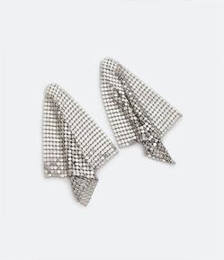 Brinco Maxi em Strass com Brilho