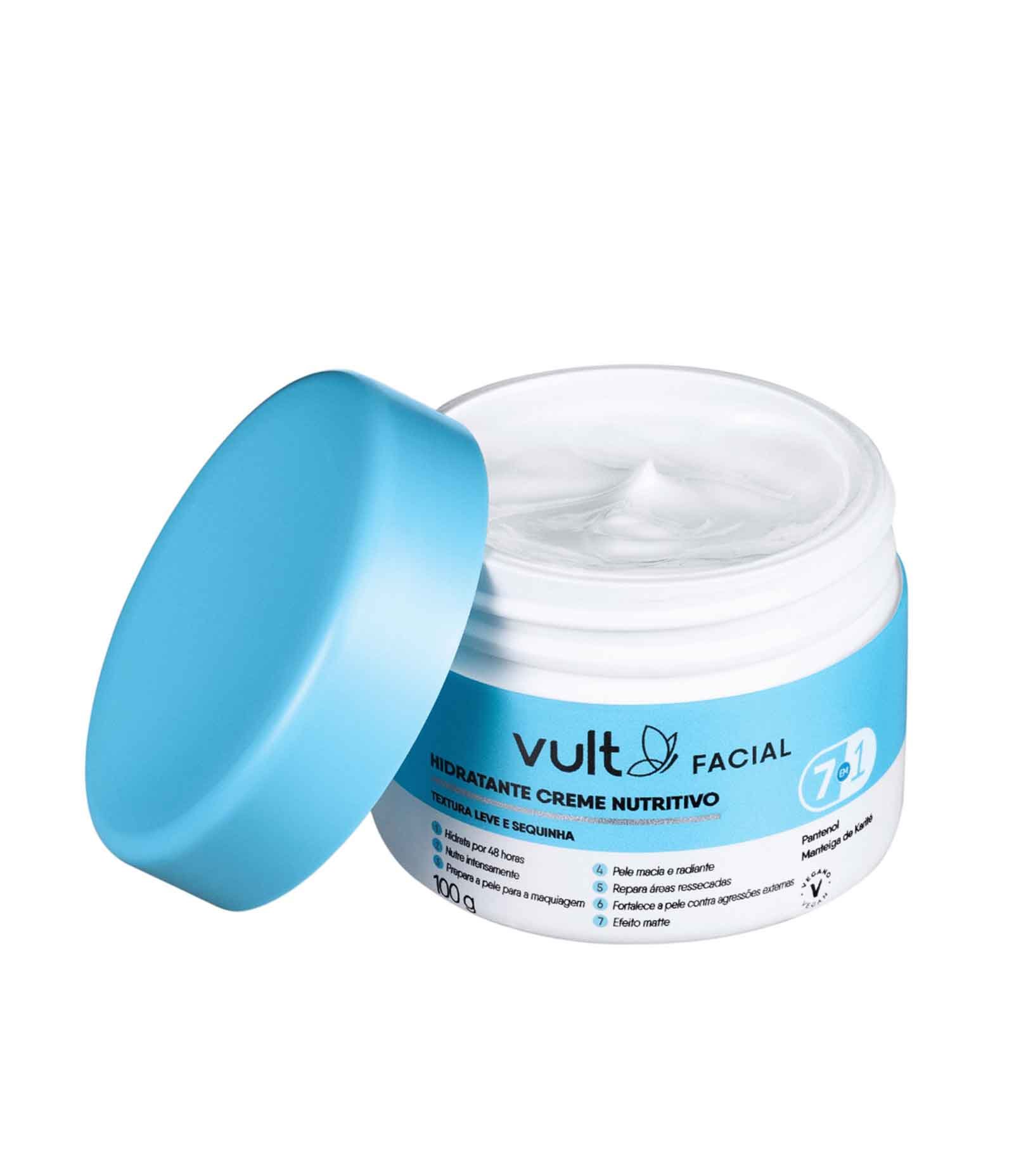 Creme Reparador Facial Cuidados Faciais Vult 100g 100g 1