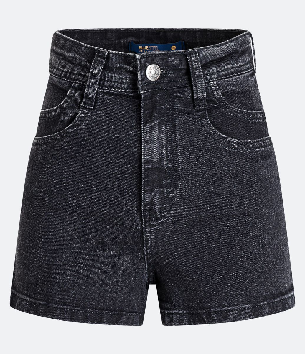 Shorts Jeans Hot Pants com Bolso Cargo Revanche Marema : Estilo Despojado e  Praticidade