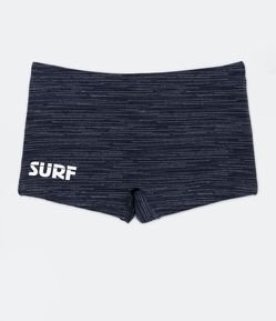 Sunga Boxer Infantil com Estampa Mescla - Tam 5 a 14 anos