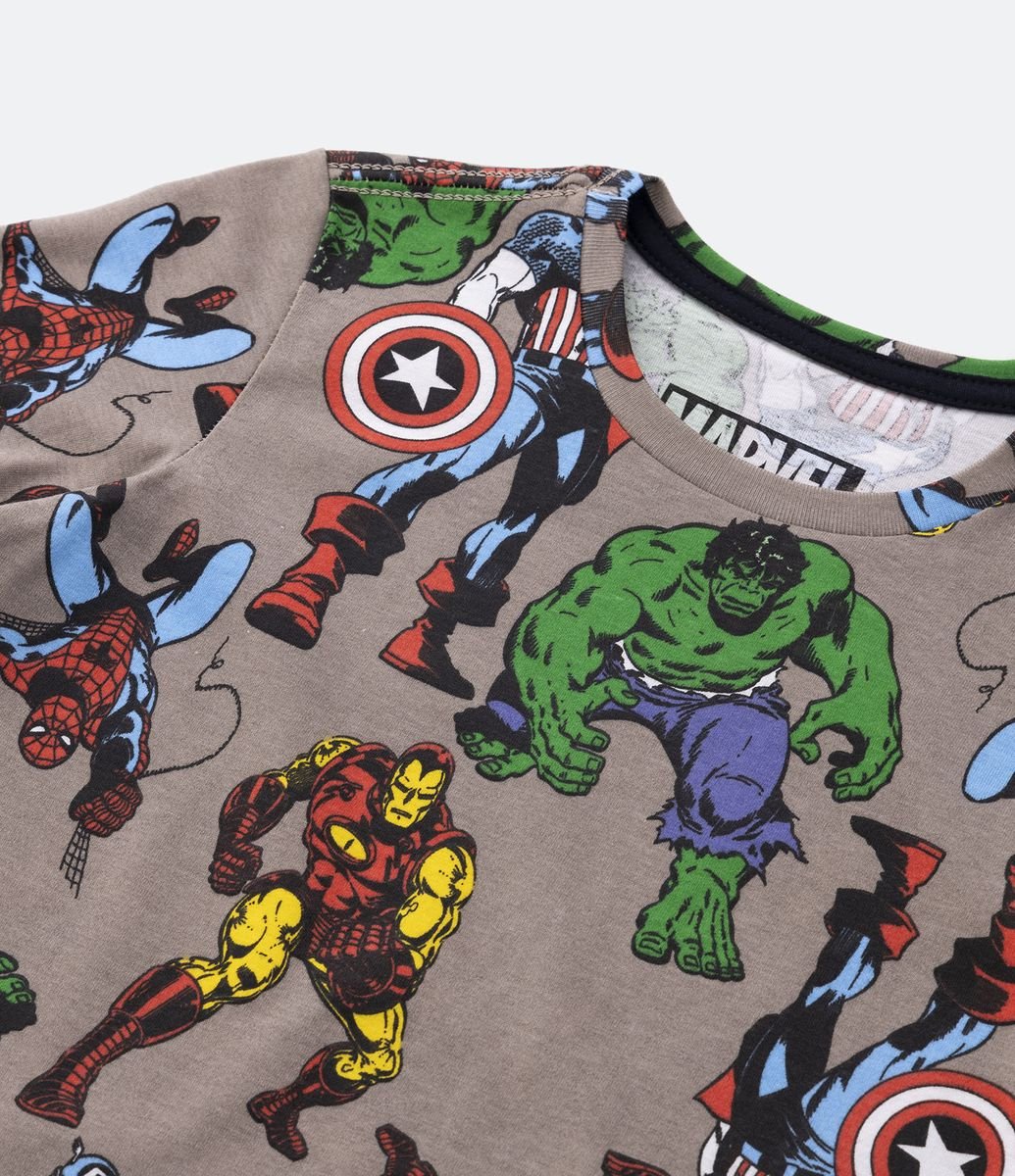 Pijama Curto Original Disney Marvel OS VINGADORES - The Avengers