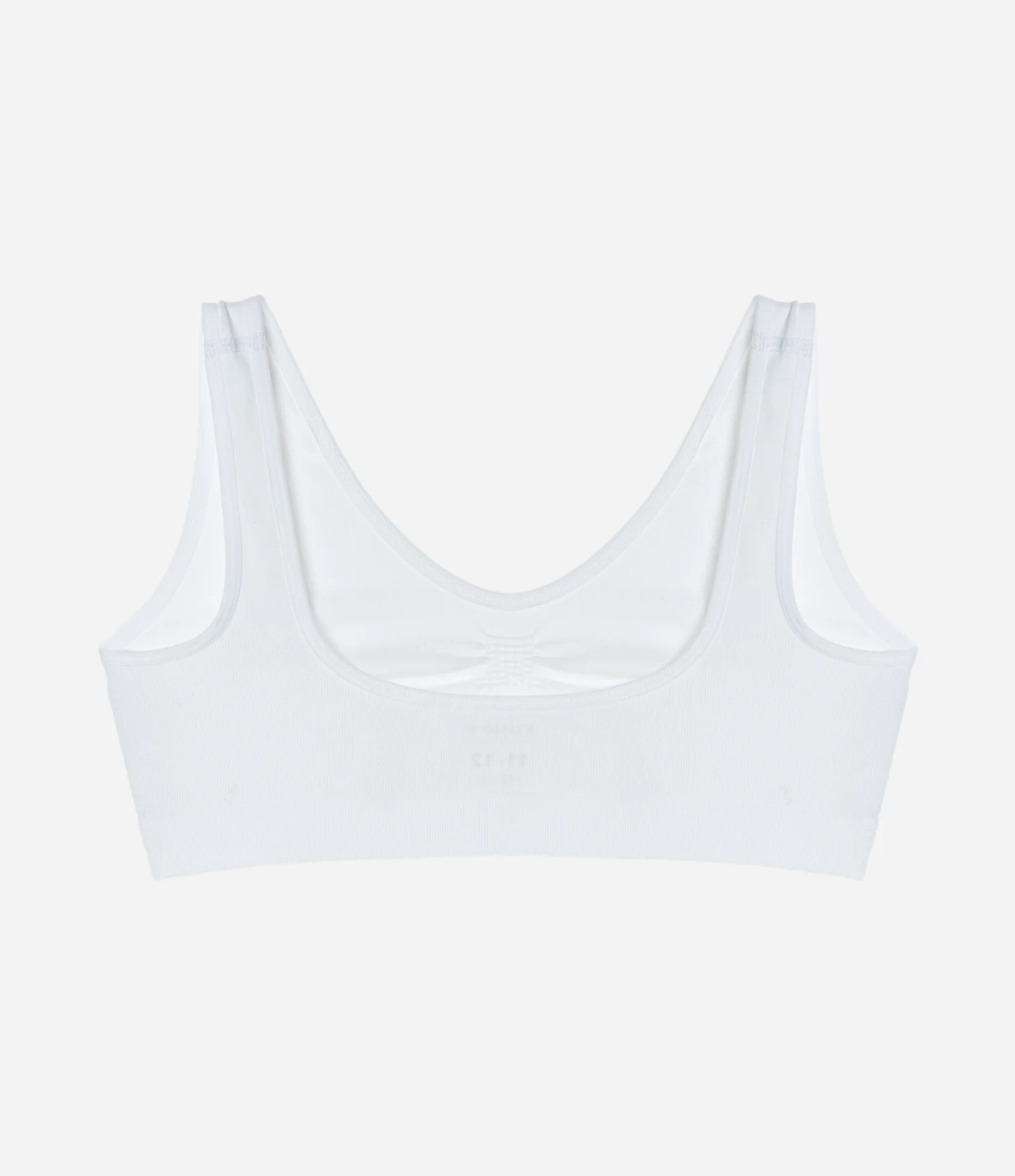 Sutiã Top Infantil com Alças Largas - Tam 9 a 14 anos Branco 2