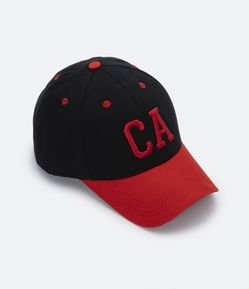Boné Aba Curva em Algodão com Bordado Lettering CA
