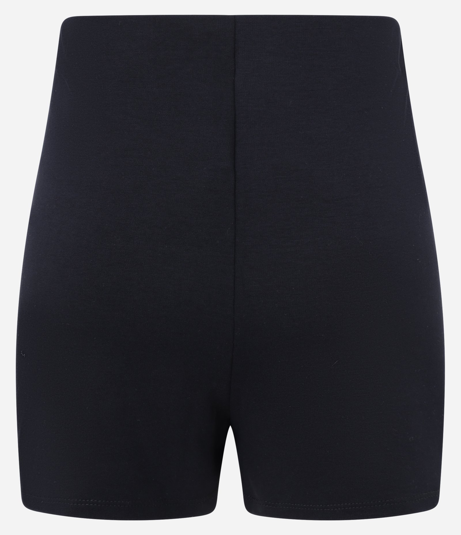Short Saia em Ponto Roma com Fendinha Preto 6