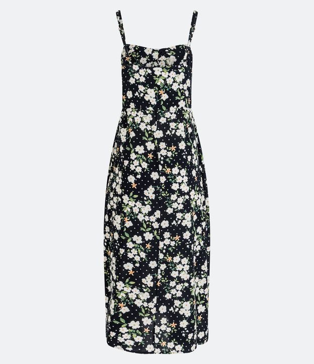 Vestido floral hot sale midi renner