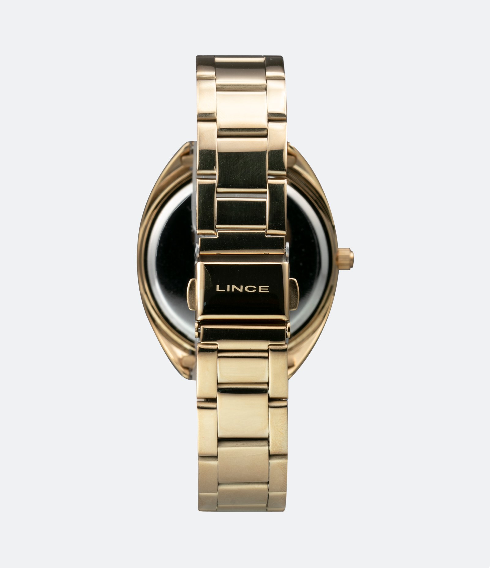 Relógio Lince Analógico com Pulseira e Caixa em Metal LRGJ151L38 C1KX Dourado 2