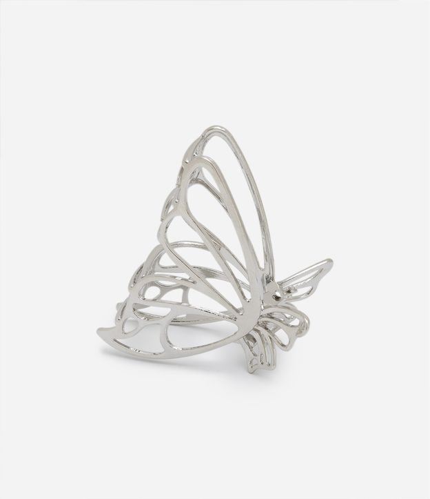 Piranha de Cabelo Borboleta em Metal