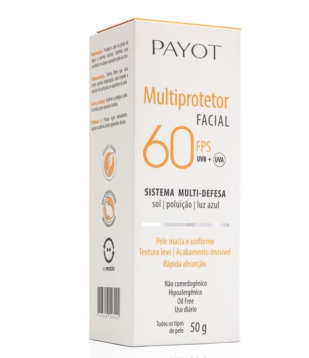 Protetor Facial Multiprotetor FPS 60 Payot 50g 9