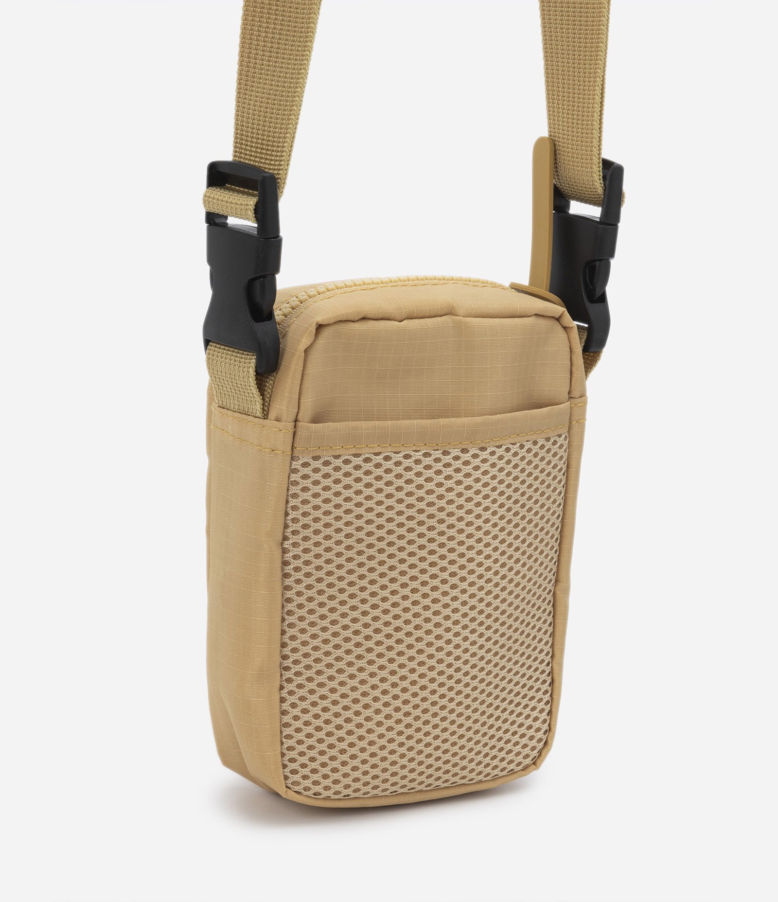 Bolsa Mini Bag com Bolso Frontal e Alça por Engate Marrom Claro 3