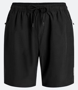 Bermuda com Recorte Lateral e Pala com Curva