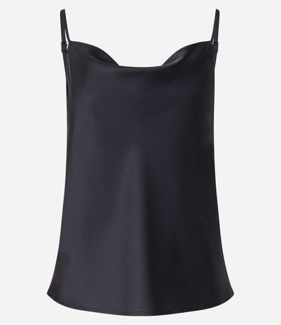 Blusa de Alcinha em Cetim com Decote Degagê é boa?