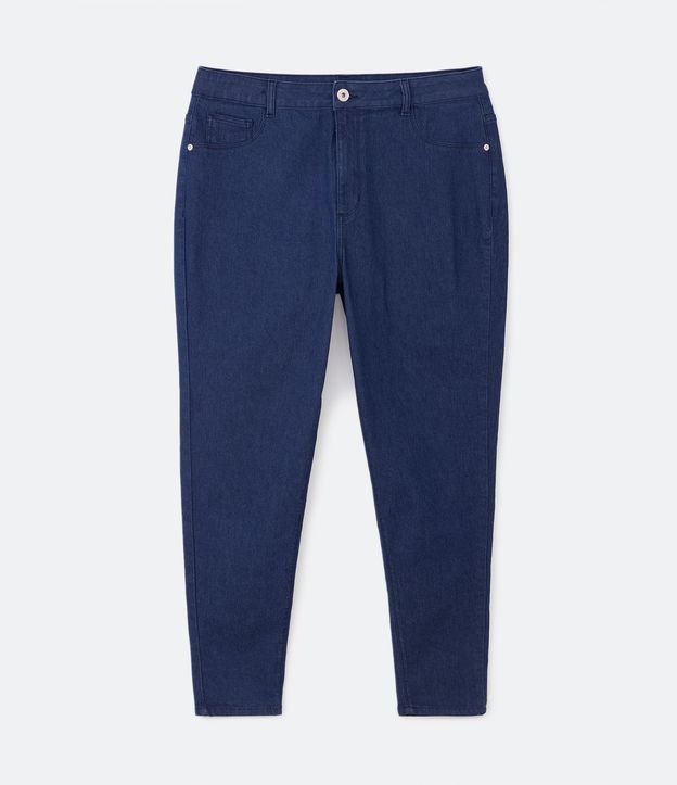 Calça Skinny Jeans Curve & Plus Size Azul 6