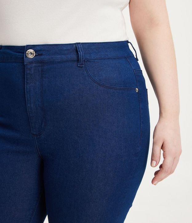 Calça Skinny Jeans Curve & Plus Size Azul 4