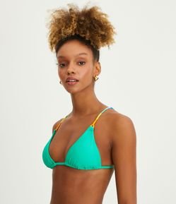 Biquíni Top Cortininha em Poliamida com Alças Tererê