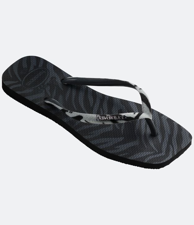 Chinelo Slim Square Velvet com Estampa Animal Print Havaianas