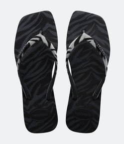 Chinelo Square Velvet com Estampa Animal Print Havaianas
