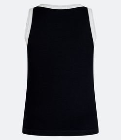 Regata em Ribana com Contraste na Gola e Cava