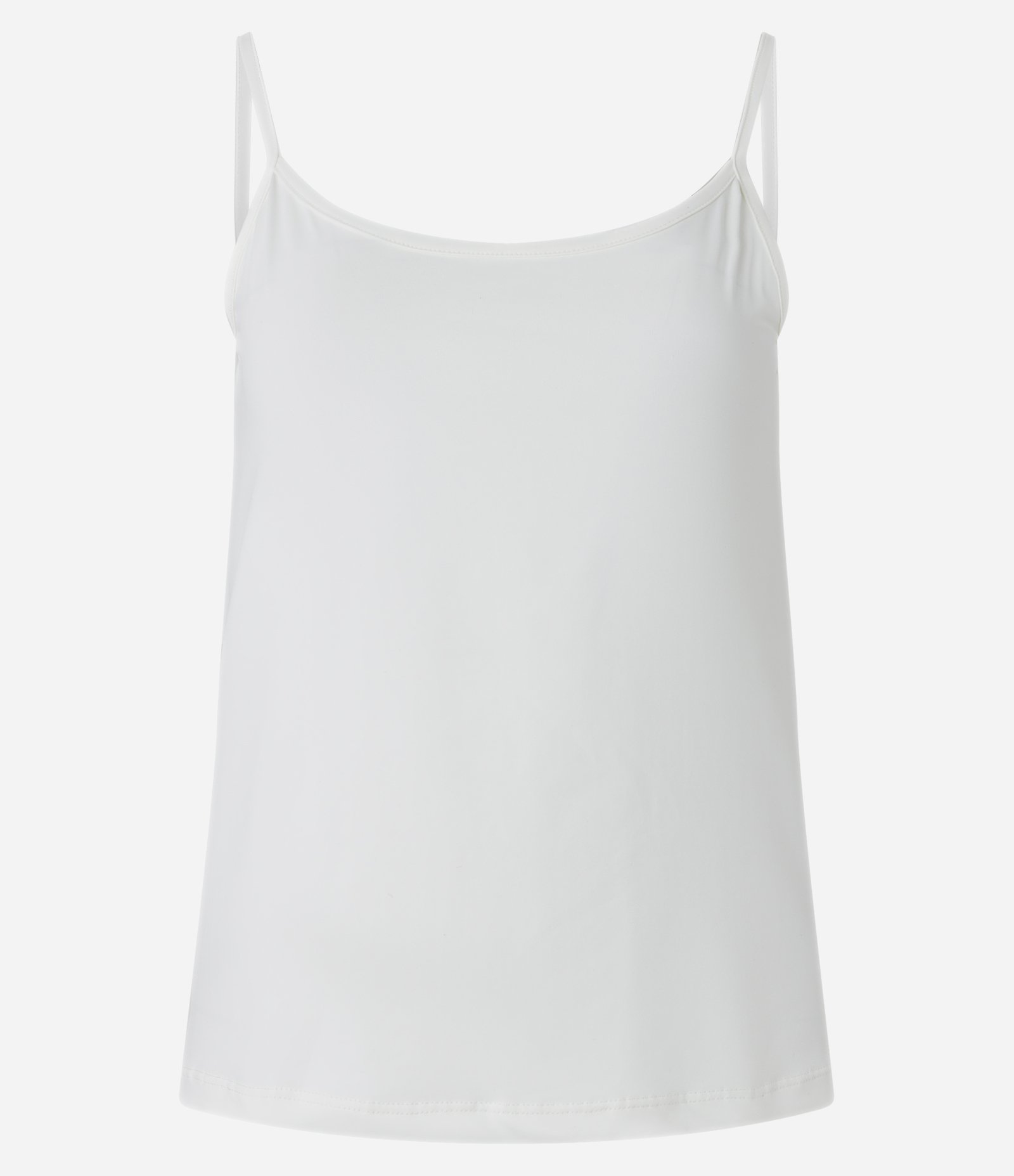 Blusa Básica em Poliamida com Alcinha Fina Branco 6