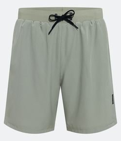 Bermuda Esportiva com Cós Elástico e Bolsos
