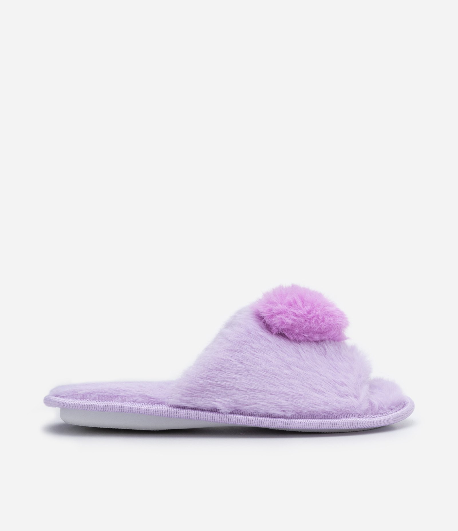 Pantufa Chinelo Infantil com Bordado de Coração - Tam 29 ao 38 Roxo 4