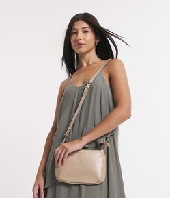 Bolsa em Safiano com Fechamneto por Zíper