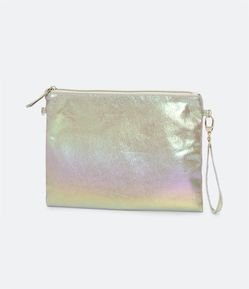 Necessaire Envelope com Glitter e Alça Capanga