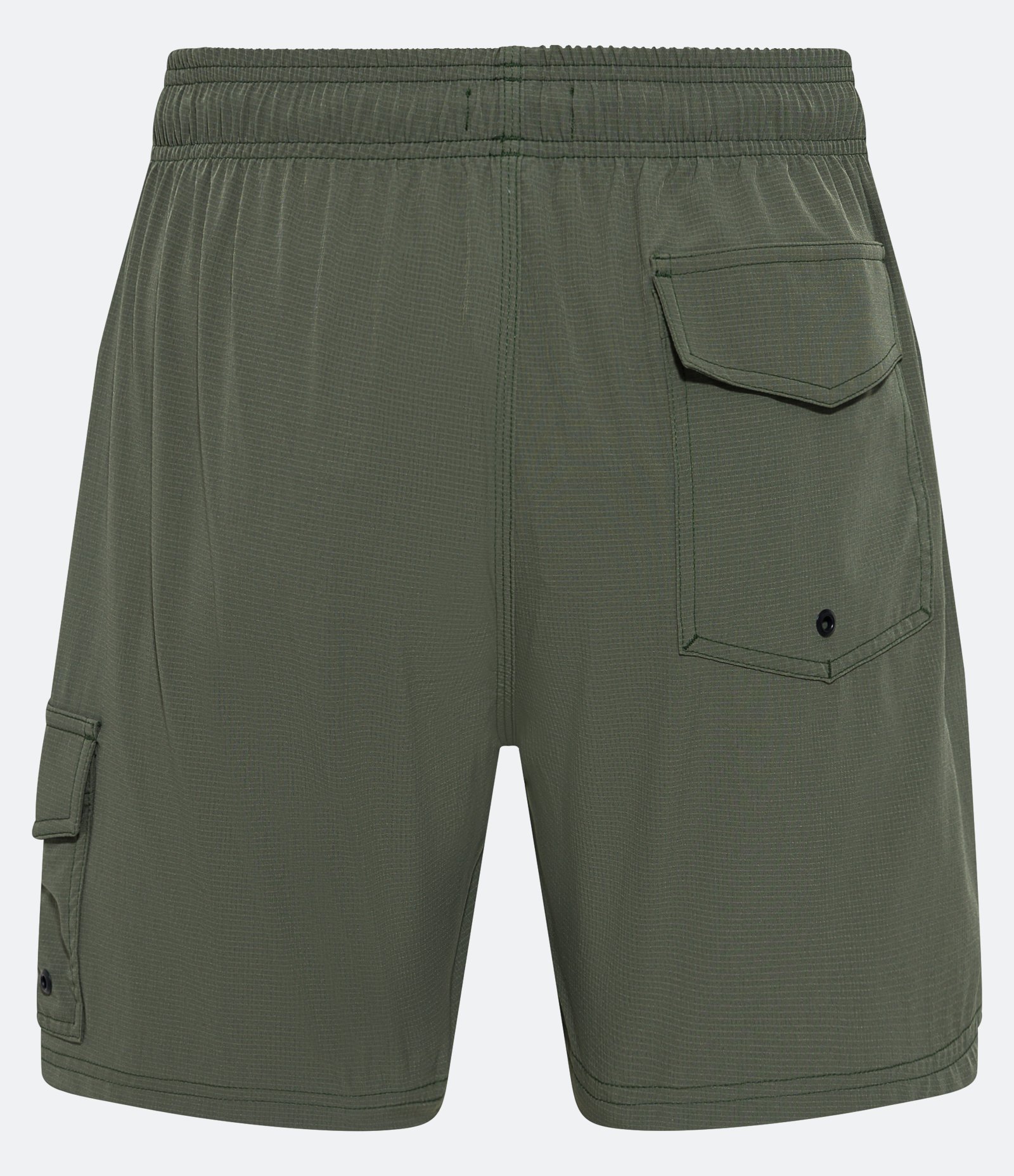 Bermuda de Banho em Ripstop com Bolso Cargo Lateral Verde 2
