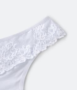 Calcinha Fio Duplo em Renda Curve & Plus Size