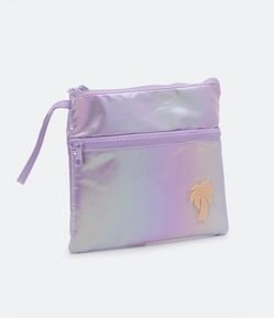 Necessaire Envelope com estampa Metalizada