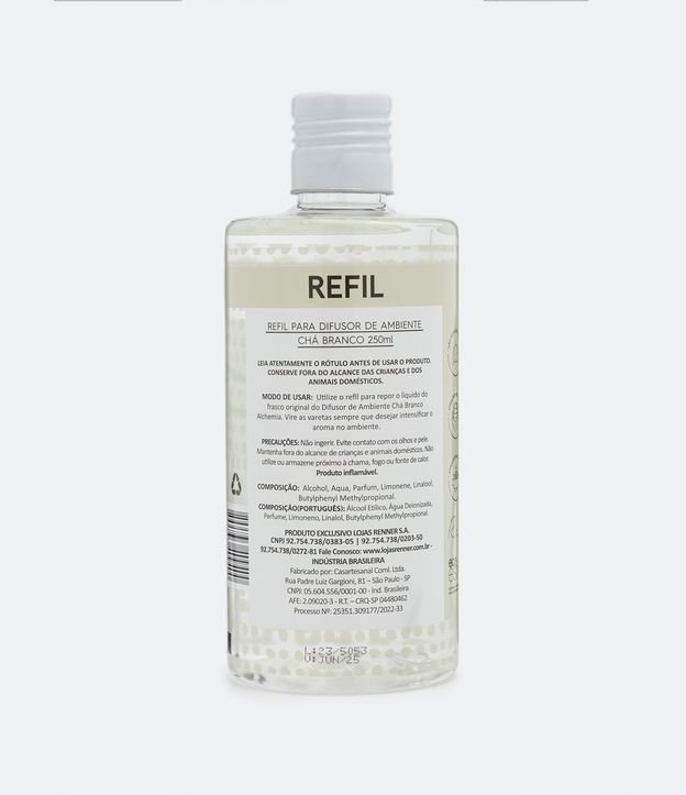 Refil de Difusor de Ambiente Chá Branco Alchemia