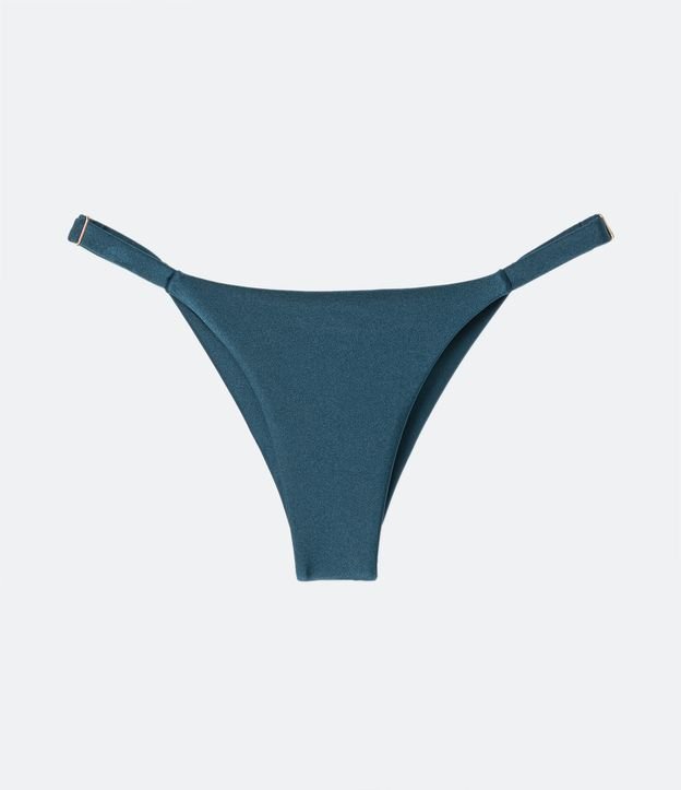 Biquíni Calcinha String com Regulagem Lateral Azul 5