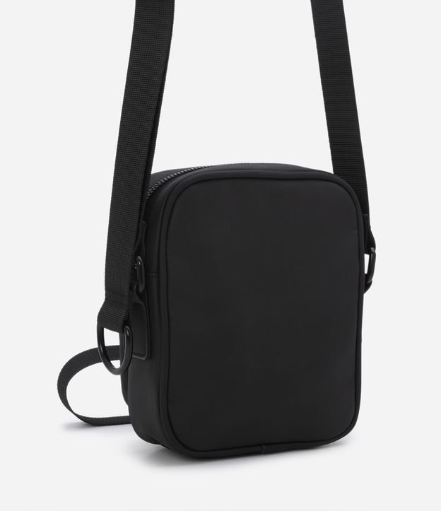 Bolsa Mini Bag Tática com Alça de Engate e Zíper no Bolso Preto 3