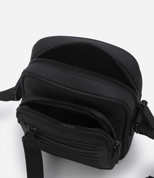 Bolsa Mini Bag Tática com Alça de Engate e Zíper no Bolso Preto 5