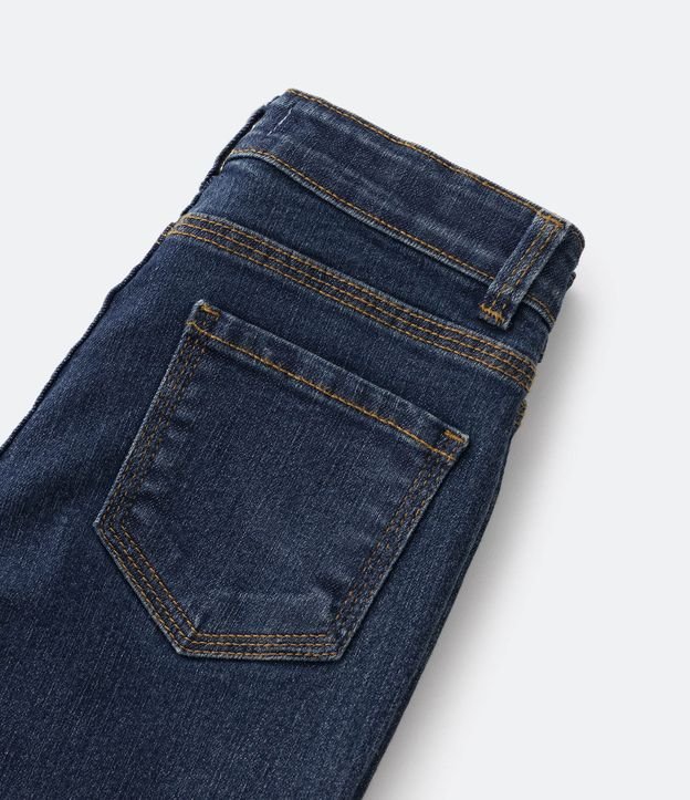 Calça Infantil em Jeans com Leves Puídos - Tam 5 a 14 Anos Azul 3