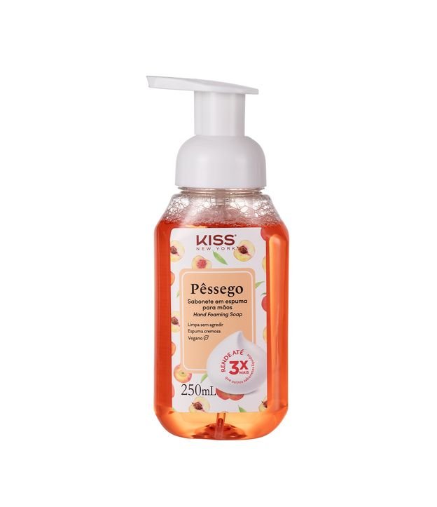 Sabonete em Espuma para as Mãos Pêssego Kiss New York